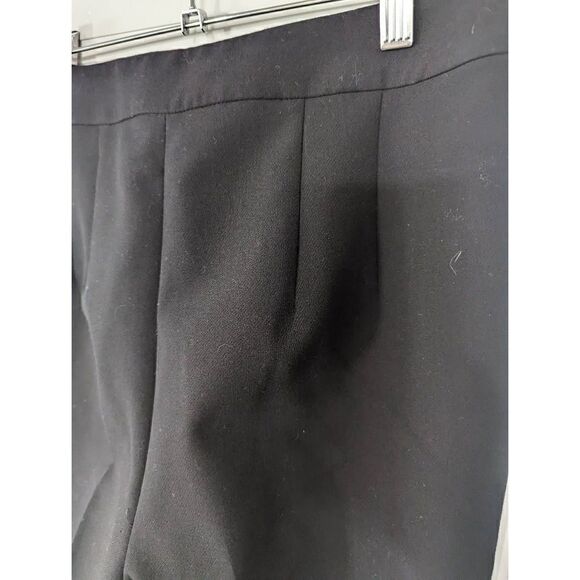 St. John Trouser Pants women's size 6 black side zipper ankle zipper skinny - Picture 5 of 9